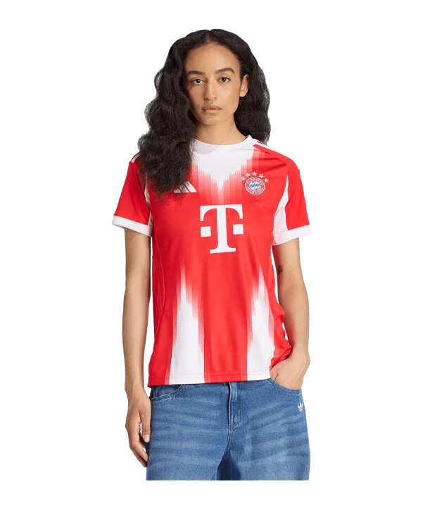 dámský domácí dres adidas fc bayern mnichov 20252026 červený