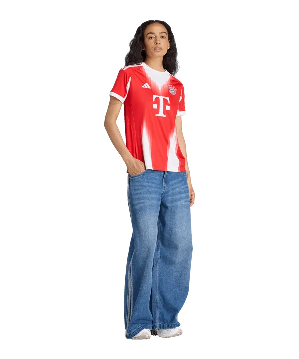 dámský domácí dres adidas fc bayern mnichov 20252026 červený