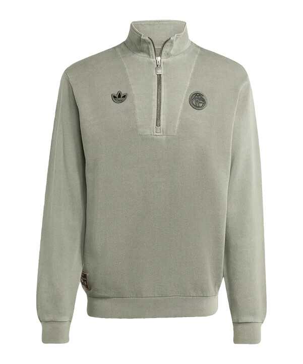 bunda adidas fc bayern mnichov icon halfzip zelená