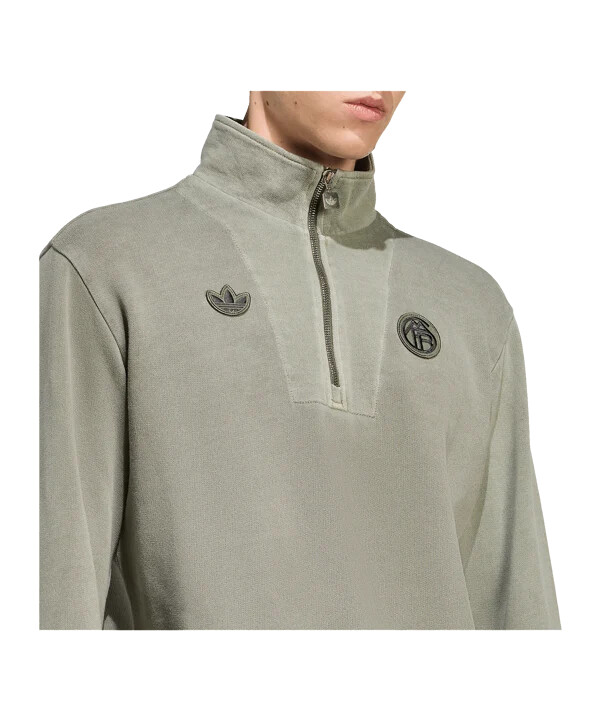 bunda adidas fc bayern mnichov icon halfzip zelená
