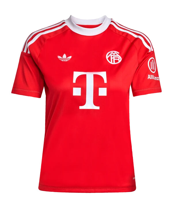 dětský brankářský dres adidas fc bayern mnichov 3. díl 20252026 červený