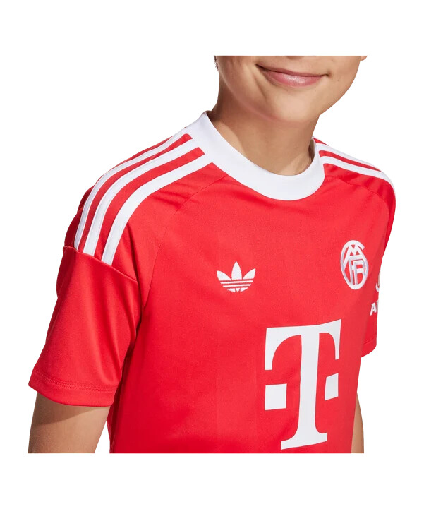 dětský brankářský dres adidas fc bayern mnichov 3. díl 20252026 červený