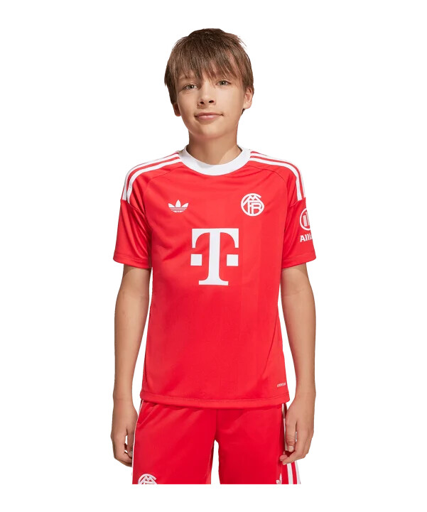 dětský brankářský dres adidas fc bayern mnichov 3. díl 20252026 červený