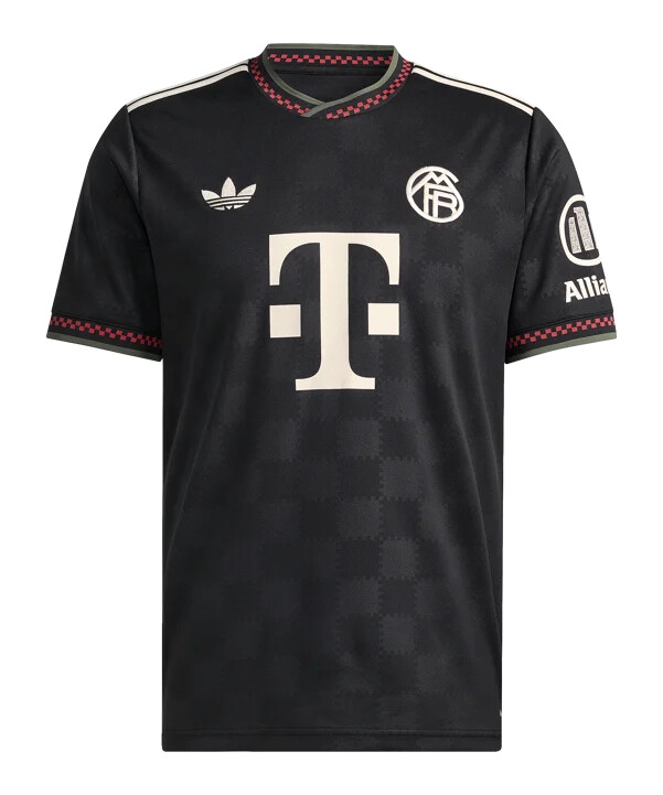 adidas fc bayern mnichov 3. dres 20252026 černý