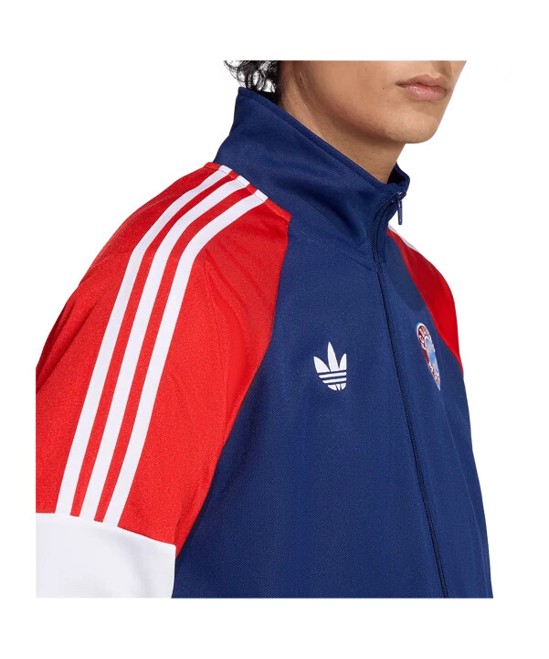 adidas fc bayern mnichov lfstlr tepláková bunda modrá