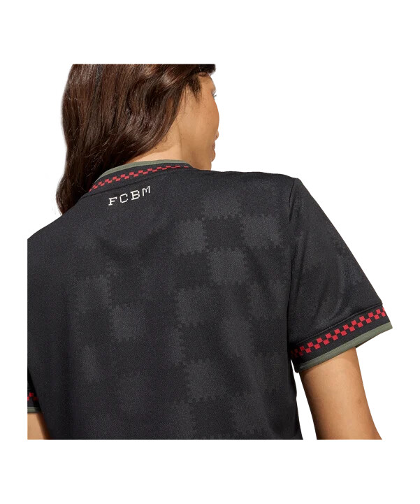 dámský zkrácený dres adidas fc bayern mnichov 3. ročník 20252026 černý