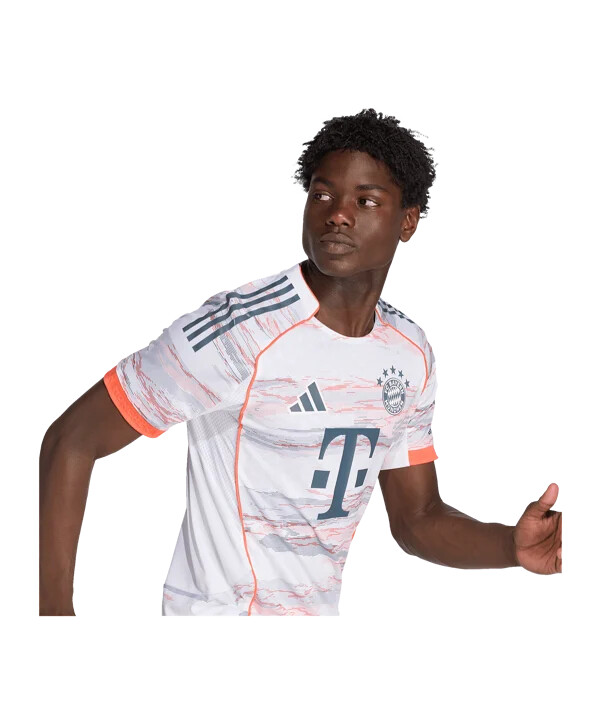 adidas fc bayern mnichov autentický venkovní dres 20252026 bílý