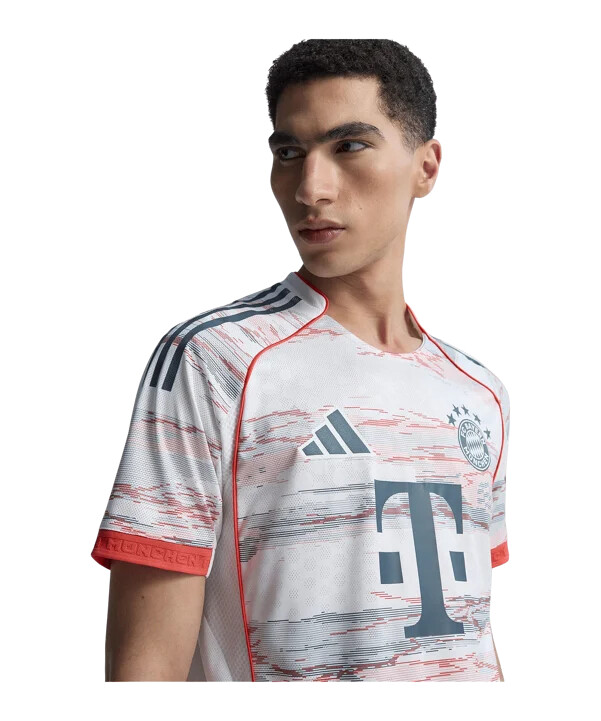 adidas fc bayern mnichov autentický venkovní dres 20252026 bílý