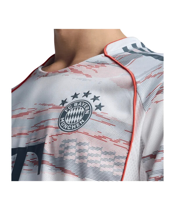 adidas fc bayern mnichov autentický venkovní dres 20252026 bílý