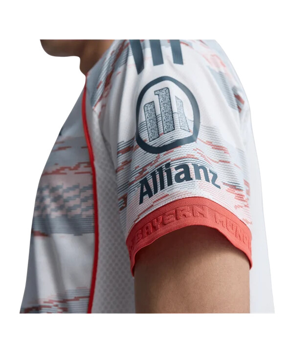 adidas fc bayern mnichov autentický venkovní dres 20252026 bílý