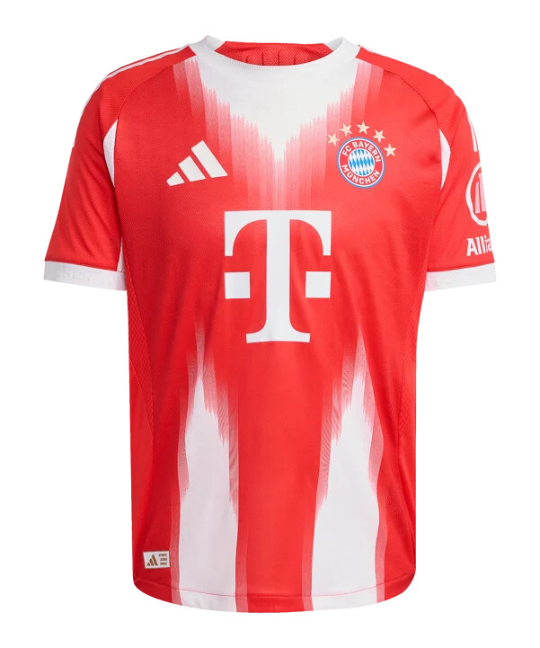 adidas fc bayern mnichov autentický domácí dres 20252026 Červený