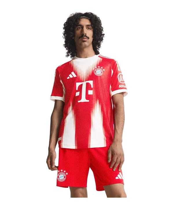 adidas fc bayern mnichov autentický domácí dres 20252026 Červený