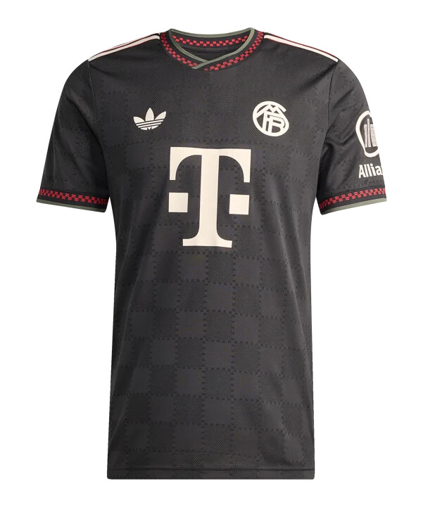 adidas fc bayern mnichov autentický dres 3. ročník 20252026 Černý