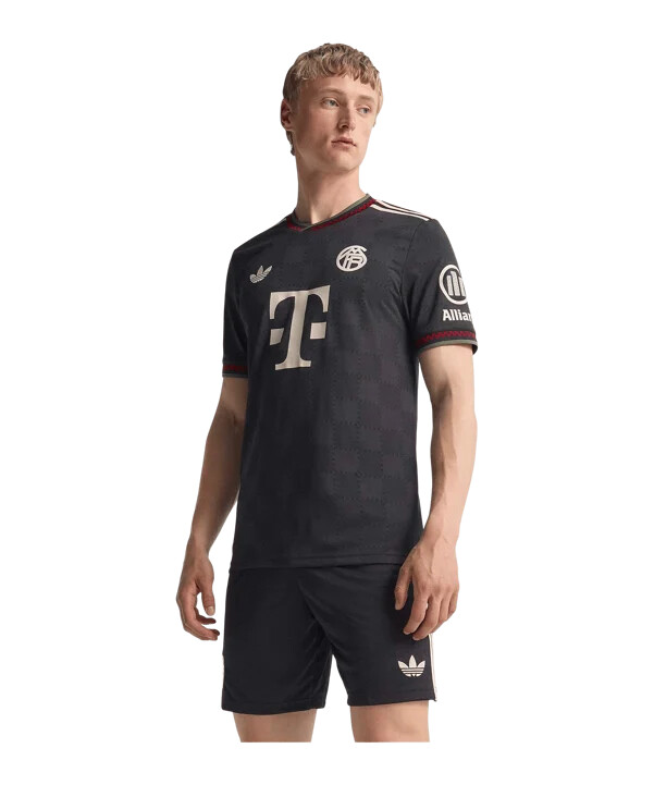 adidas fc bayern mnichov autentický dres 3. ročník 20252026 Černý