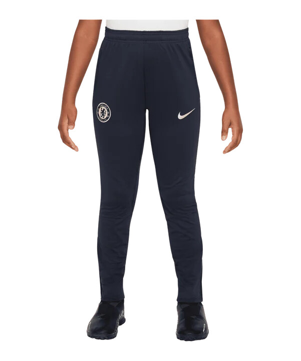 dětské tréninkové kalhoty nike fc chelsea london modré f451