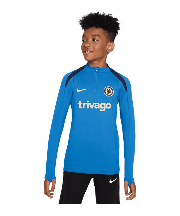 dětský top nike fc chelsea london drill blue f436