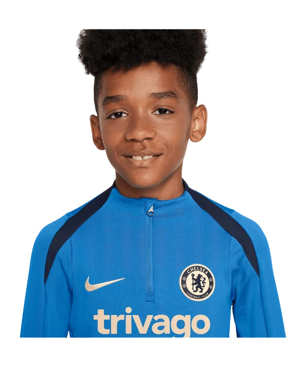 dětský top nike fc chelsea london drill blue f436