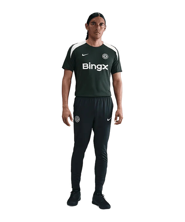 tréninkové tričko nike fc chelsea london zelené f347