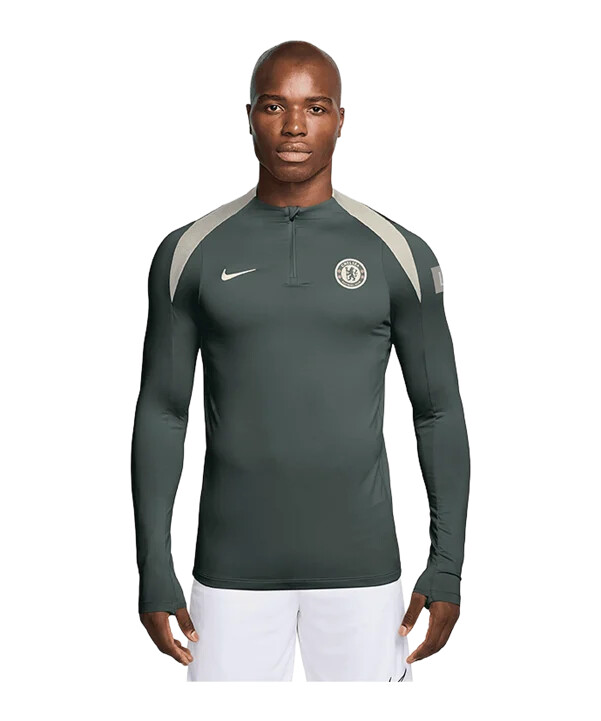 mikina nike fc chelsea london strike drill top zelená f347