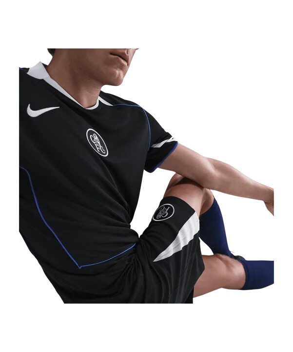nike fc chelsea london short 3rd 20252026 black f010