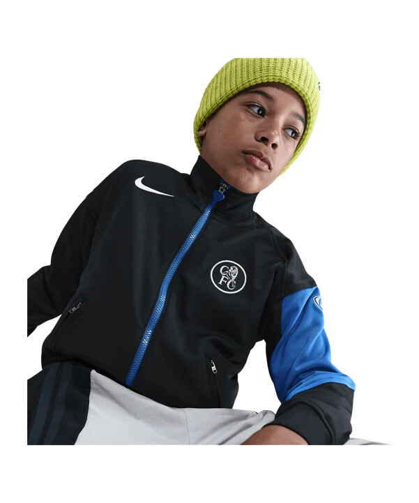 dětská tréninková bunda nike fc chelsea london černá f011