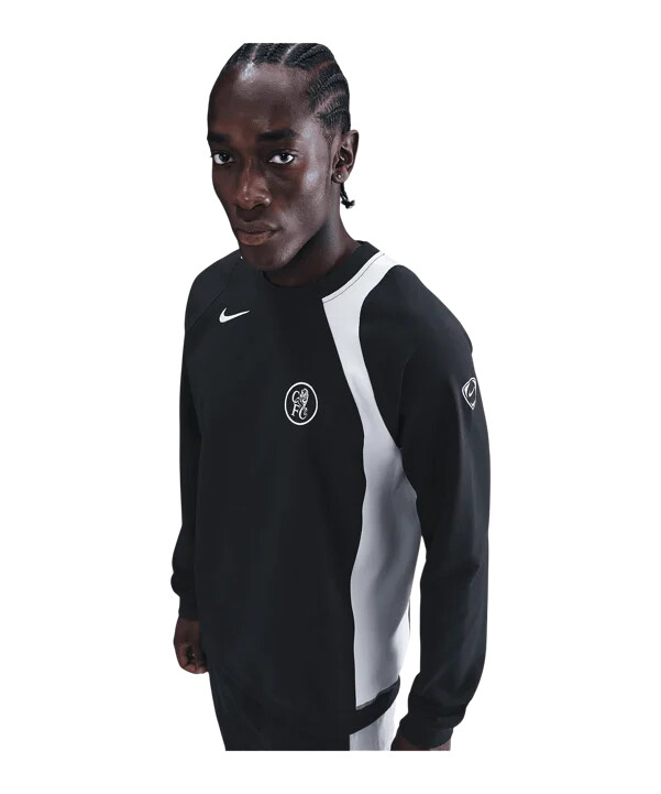 mikina nike fc chelsea londýn t90 černá f010