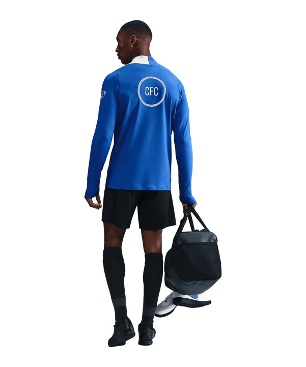 mikina nike fc chelsea london drill top modrá f481