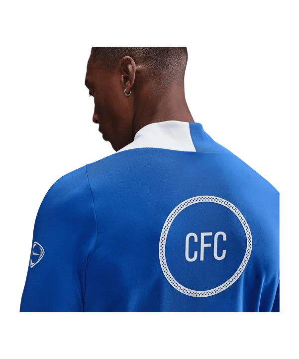 mikina nike fc chelsea london drill top modrá f481