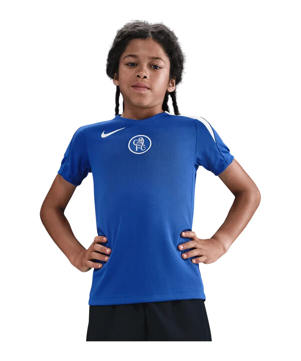 dětské tréninkové tričko nike fc chelsea london modré f481