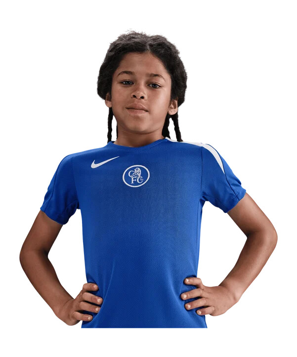 dětské tréninkové tričko nike fc chelsea london modré f481
