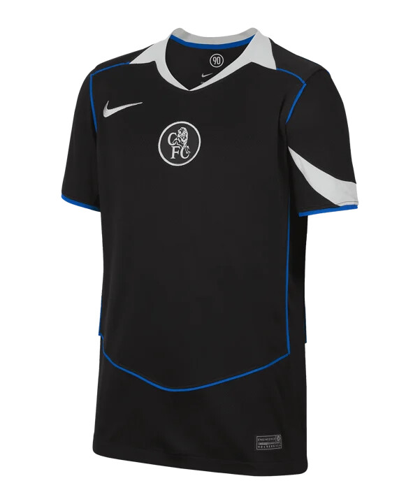 dětský dres 3. týmu nike fc chelsea londýn 20252026 černý f011