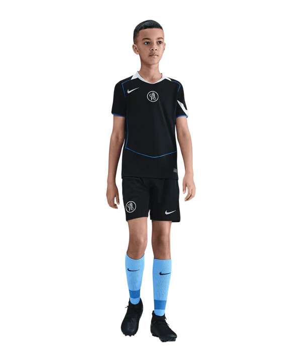 dětský dres 3. týmu nike fc chelsea londýn 20252026 černý f011