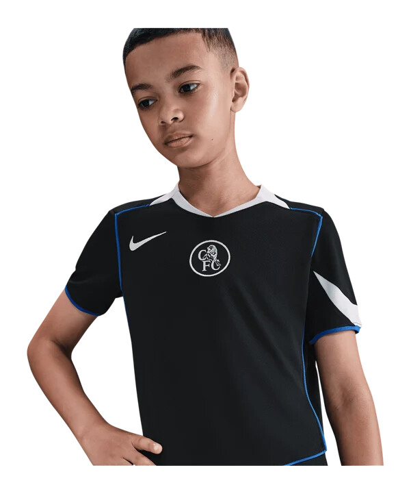 dětský dres 3. týmu nike fc chelsea londýn 20252026 černý f011