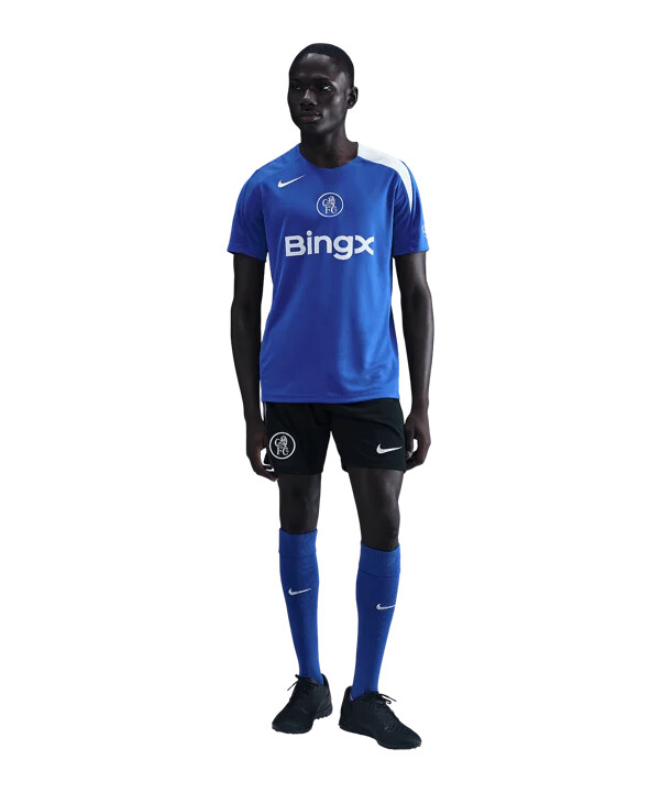 tréninkové tričko nike fc chelsea london strike modré f481