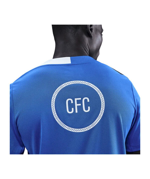 tréninkové tričko nike fc chelsea london strike modré f481