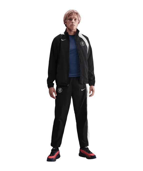 tréninkové kalhoty nike fc chelsea london t90 černé f011