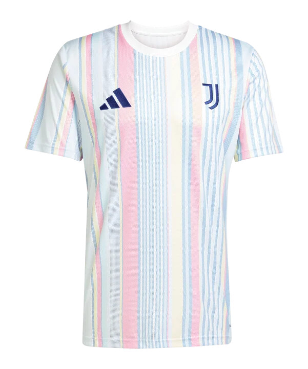 adidas juventus turín předzápasový dres bílý