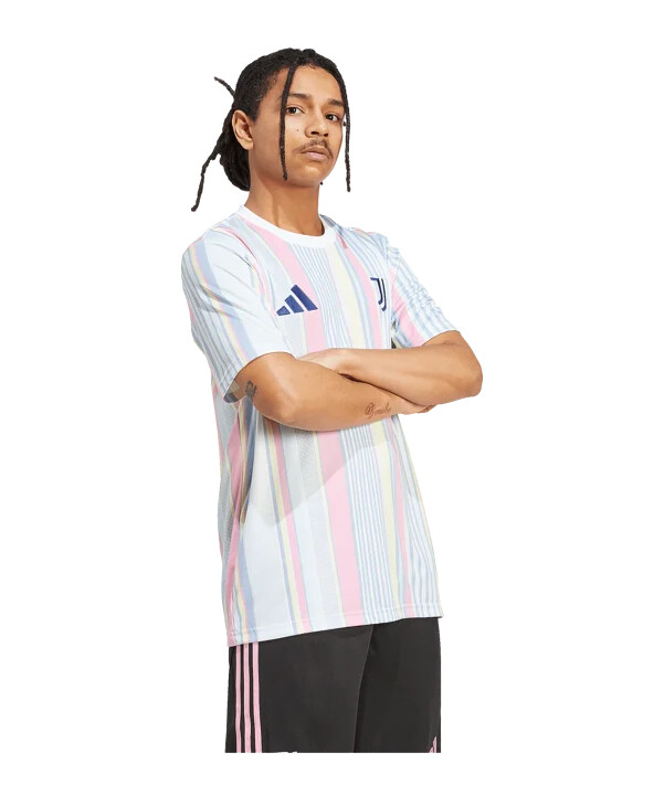 adidas juventus turín předzápasový dres bílý