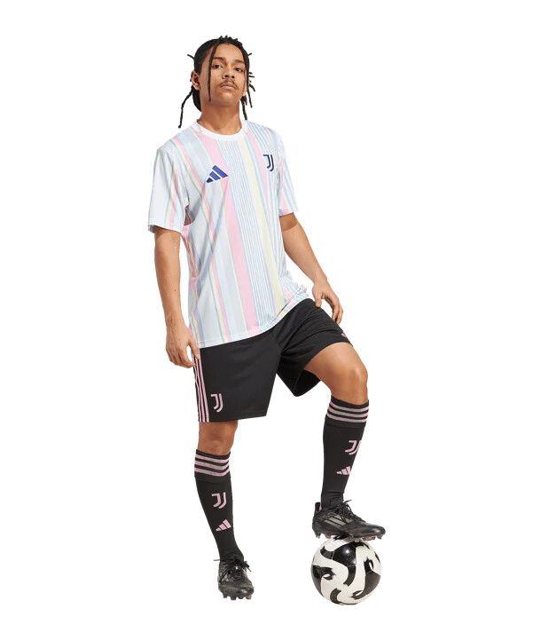 adidas juventus turín předzápasový dres bílý