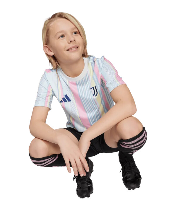 dětský předzápasový dres adidas juventus turín bílý