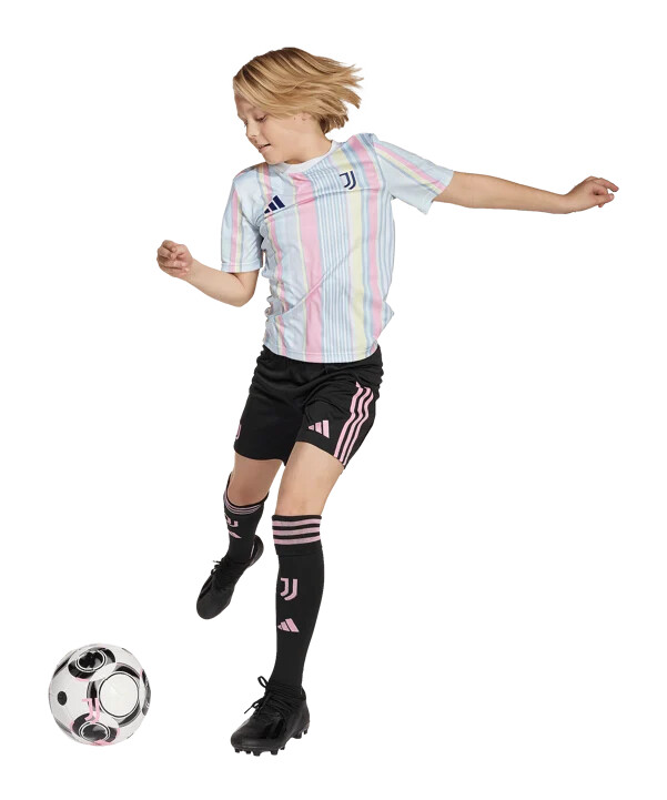 dětský předzápasový dres adidas juventus turín bílý