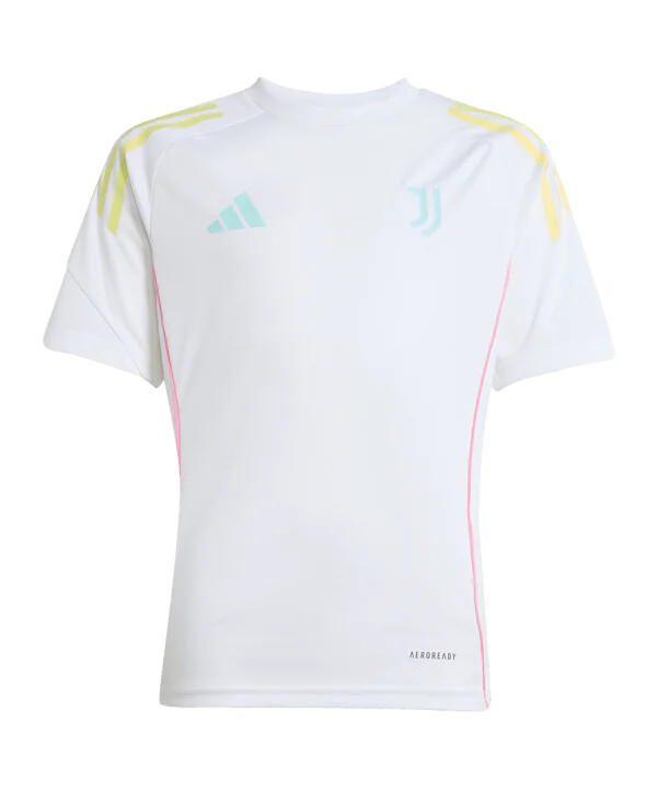 dětské tréninkové tričko adidas juventus turín bílé