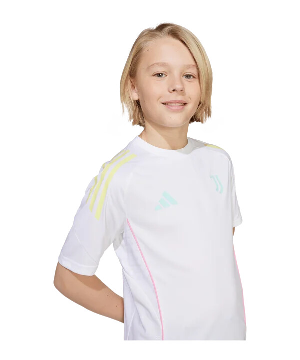 dětské tréninkové tričko adidas juventus turín bílé