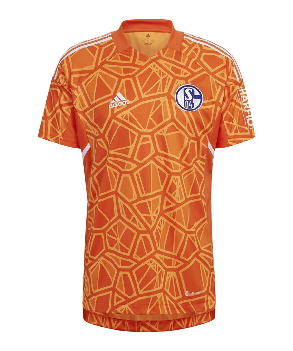 brankářský dres adidas fc schalke 04 2223 oranžový