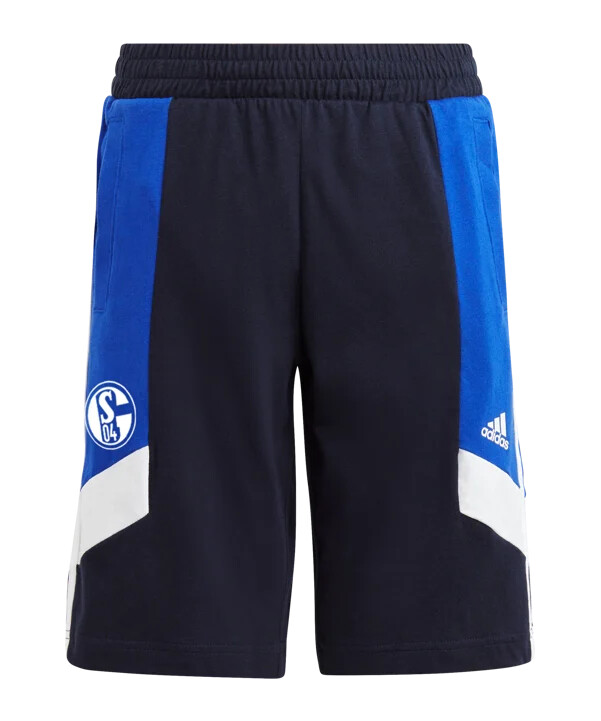 dětské kraťasy adidas fc schalke 04 colorblock modré