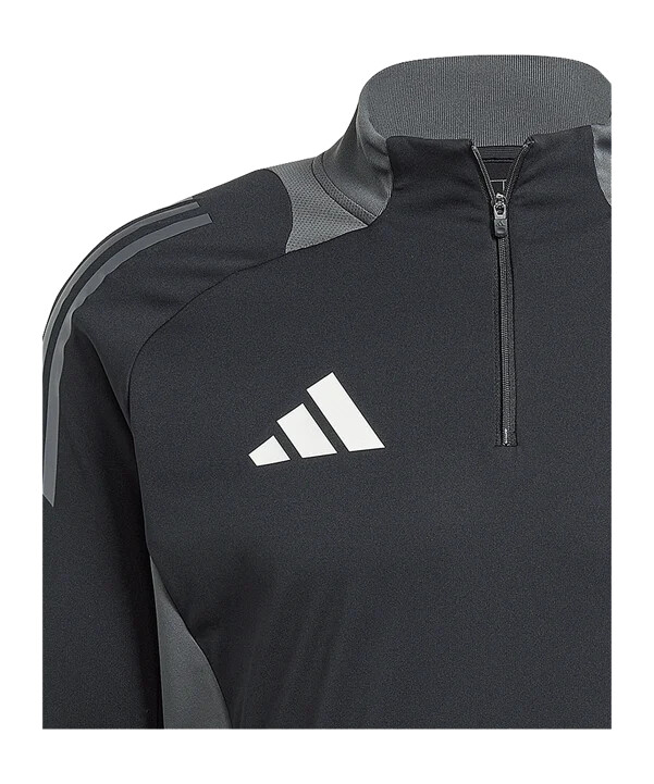 mikina adidas fc schalke 04 s poloviční zipem černá