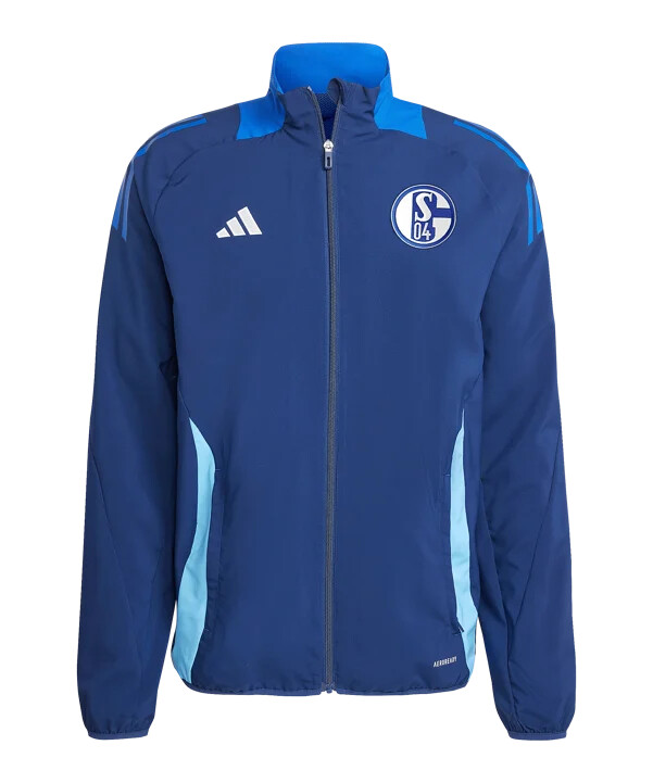 adidas fc schalke 04 bunda tmavě modrá