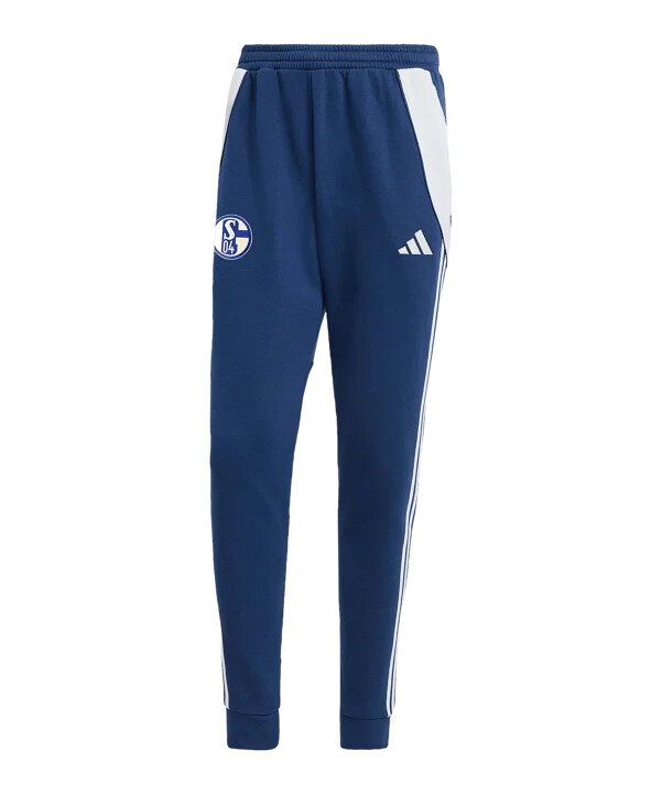 tmavě modré kalhoty adidas fc schalke 04
