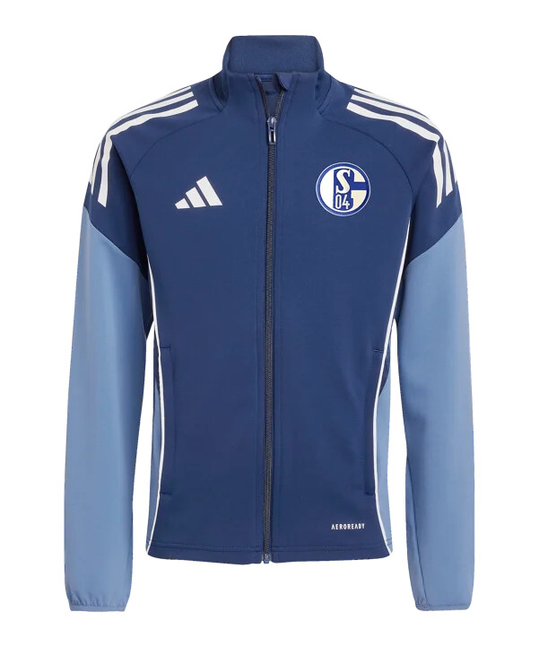 dětská tréninková bunda adidas fc schalke 04 modrá