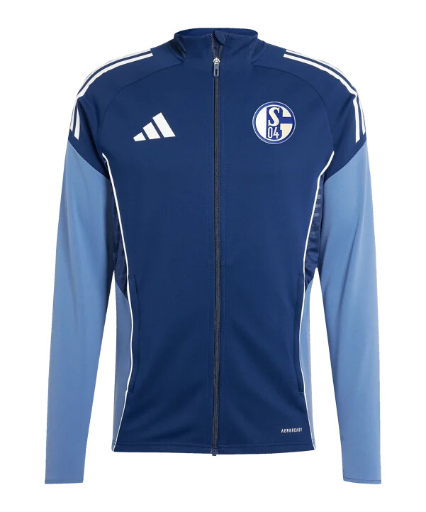 tréninková bunda adidas fc schalke 04 modrá